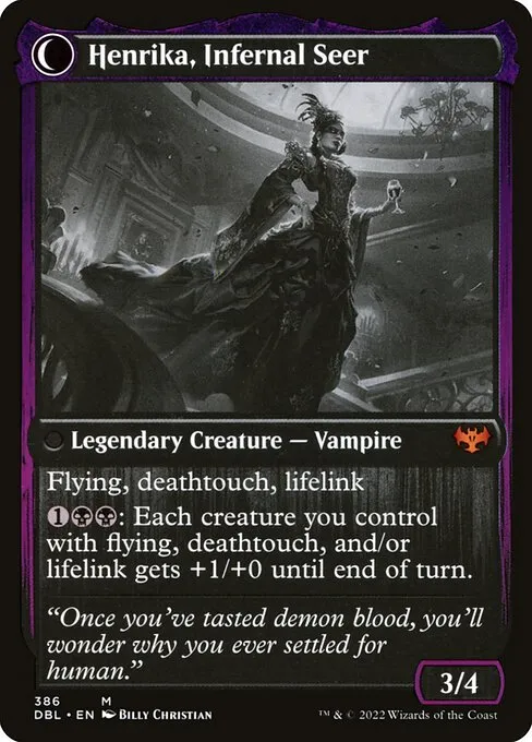 Henrika Domnathi // Henrika, Infernal Seer - Foil