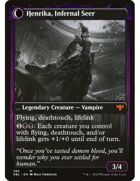 Henrika Domnathi // Henrika, Infernal Seer - Foil