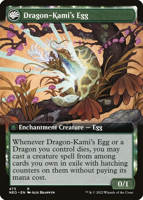 The Dragon-Kami Reborn // Dragon-Kami's Egg - Foil