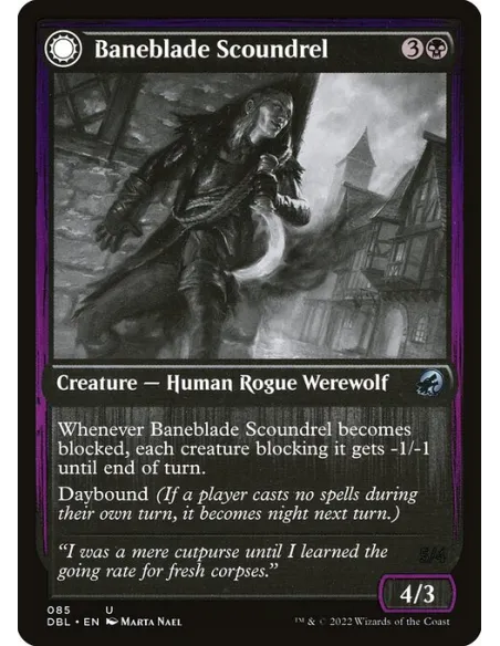 Baneblade Scoundrel // Baneclaw Marauder - Foil