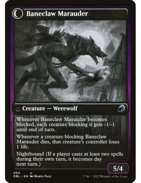 Baneblade Scoundrel // Baneclaw Marauder - Foil