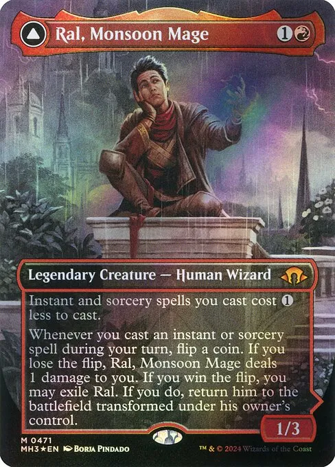 Ral, Monsoon Mage // Ral, Leyline Prodigy - Foil