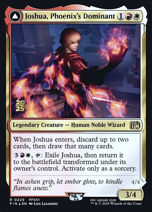 Joshua, Phoenix's Dominant // Phoenix, Warden of Fire - Foil