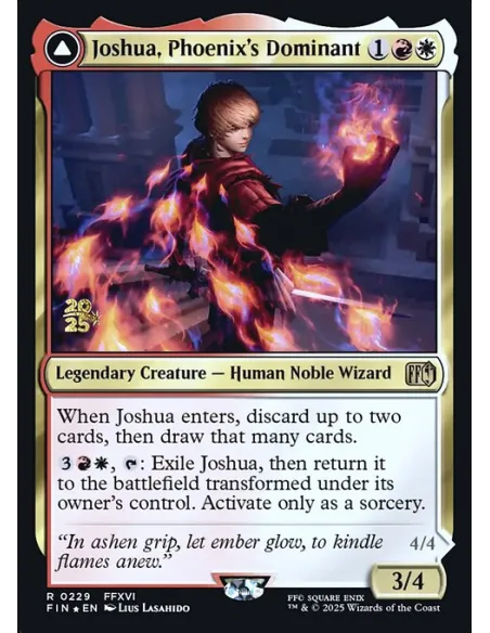 Joshua, Phoenix's Dominant // Phoenix, Warden of Fire - Foil
