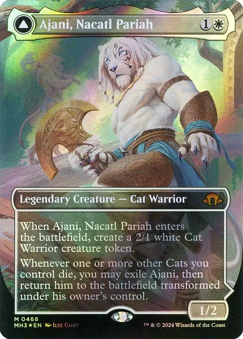 Ajani, Nacatl Pariah // Ajani, Nacatl Avenger - Foil