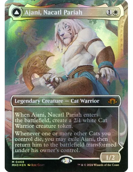 Ajani, Nacatl Pariah // Ajani, Nacatl Avenger - Foil