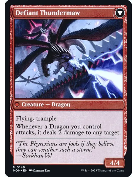 Invasion of Tarkir // Defiant Thundermaw - Foil