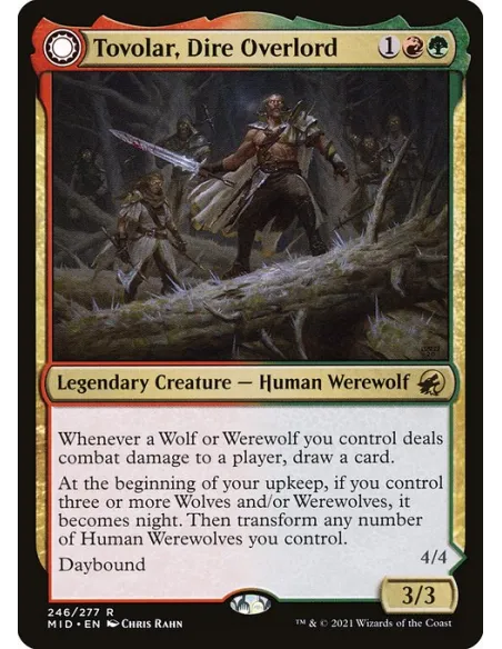 Tovolar, Dire Overlord // Tovolar, the Midnight Scourge - Foil