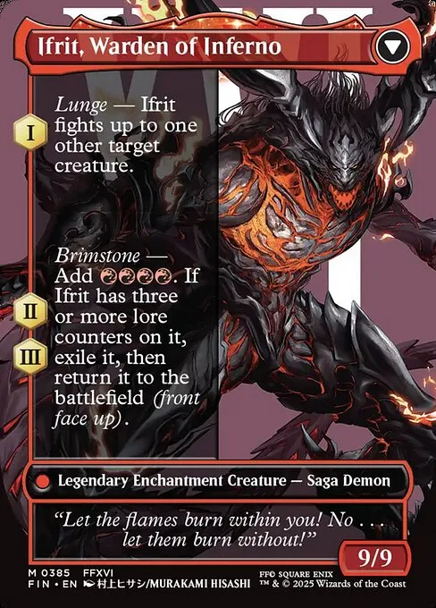 Clive, Ifrit's Dominant // Ifrit, Warden of Inferno - Foil