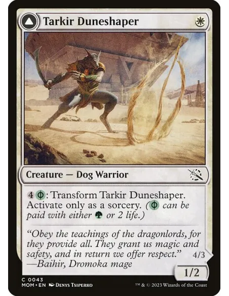 Tarkir Duneshaper // Burnished Dunestomper - Foil