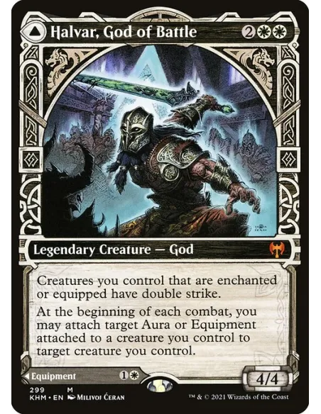 Halvar, God of Battle // Sword of the Realms - Foil