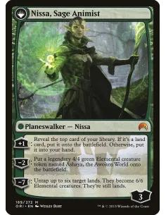 Nissa, Vastwood Seer // Nissa, Sage Animist 2