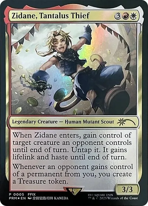 Zidane, Tantalus Thief - Foil