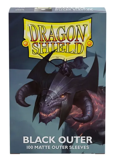 DRAGON SHIELD OBALY - OUTER BLACK MATTE (100)