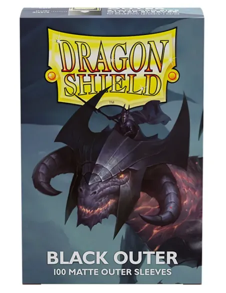 DRAGON SHIELD OBALY - OUTER BLACK MATTE (100)