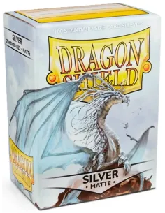 DRAGON SHIELD OBALY - SILVER MATTE (100)