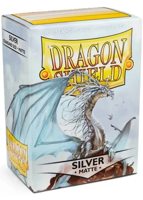 DRAGON SHIELD OBALY - SILVER MATTE (100)