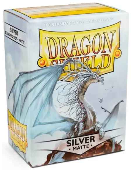 DRAGON SHIELD OBALY - SILVER MATTE (100)