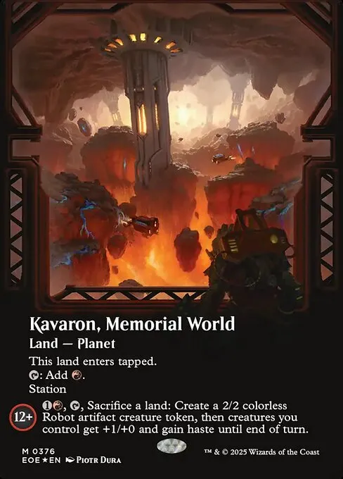 Kavaron, Memorial World - Foil