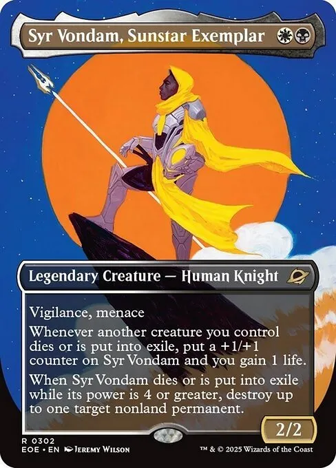 Syr Vondam, Sunstar Exemplar - Foil