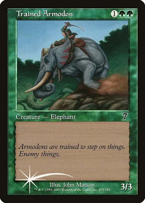 Trained Armodon - Foil