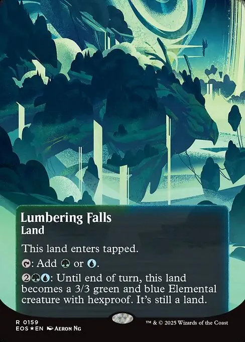 Lumbering Falls - Foil