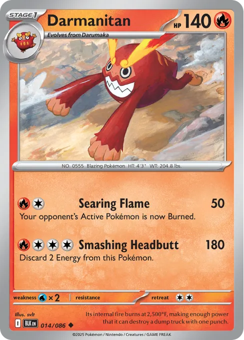 Darmanitan - Reverse Holo