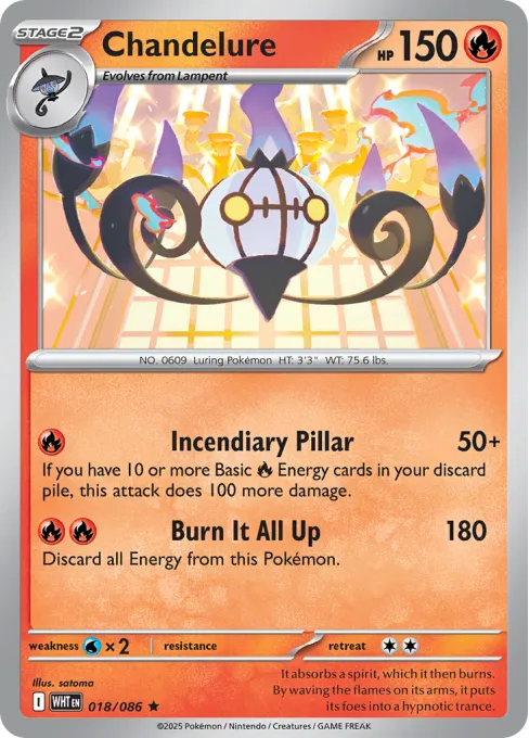 Chandelure - Reverse Holo