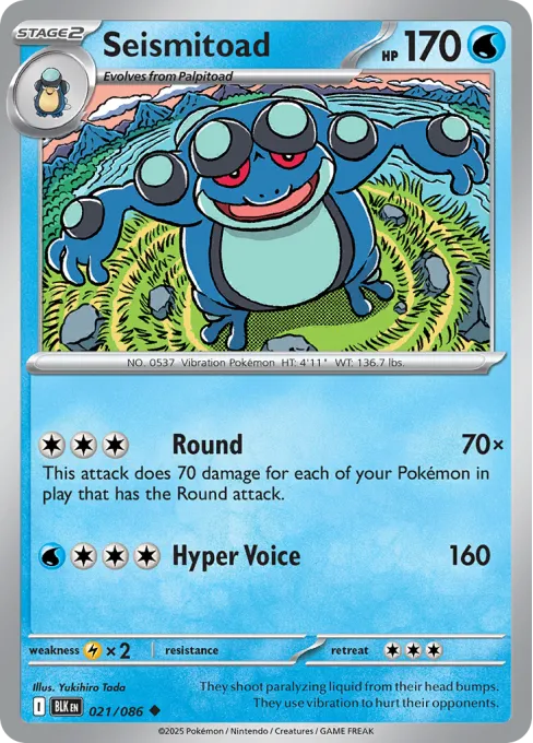 Seismitoad - Reverse Holo