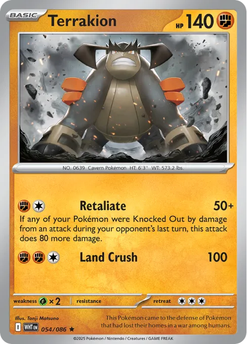 Terrakion - Reverse Holo