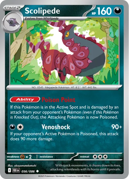 Scolipede - Reverse Holo