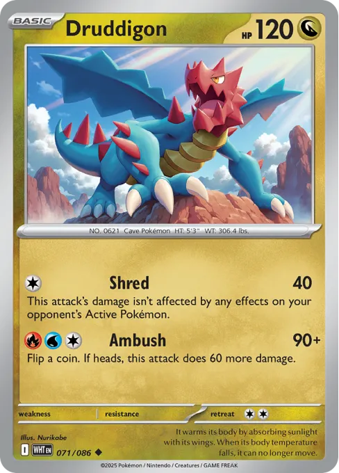 Druddigon - Reverse Holo