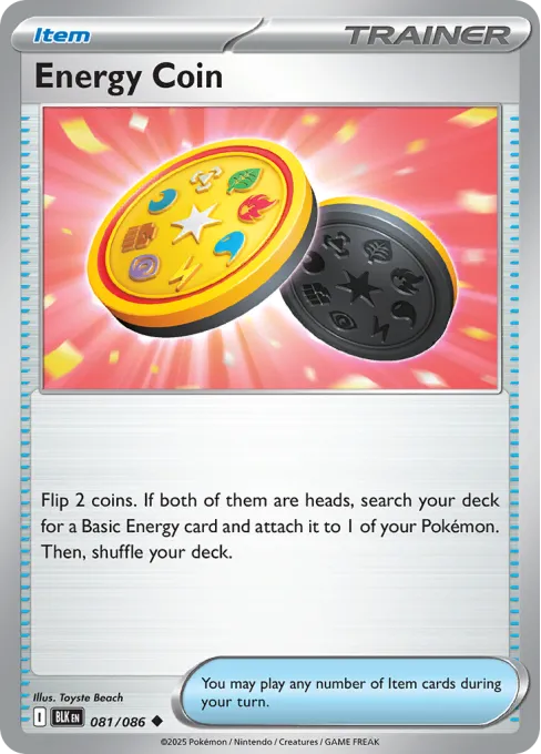 Energy Coin - Reverse Holo