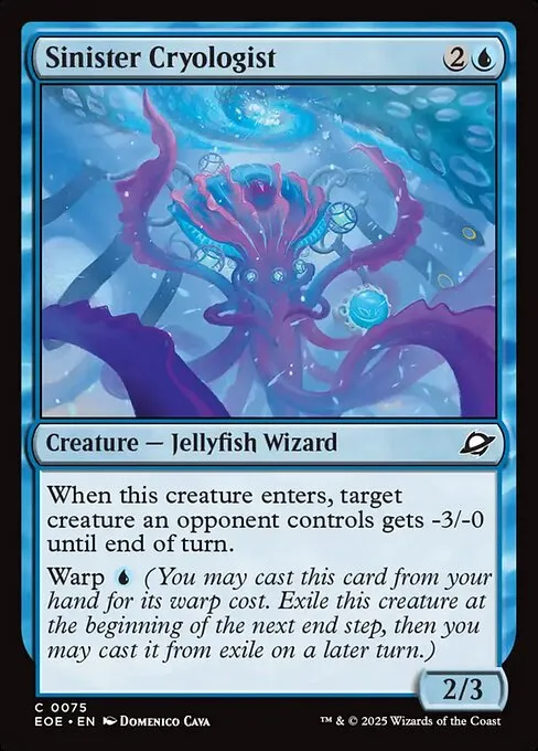 Sinister Cryologist - Foil