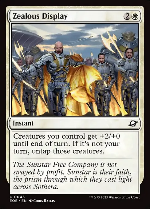 Zealous Display - Foil