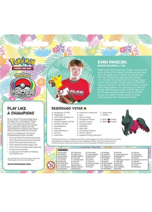 POKÉMON: World Championship Deck 2024 Honolulu - Regidrago - Evan Pavelski