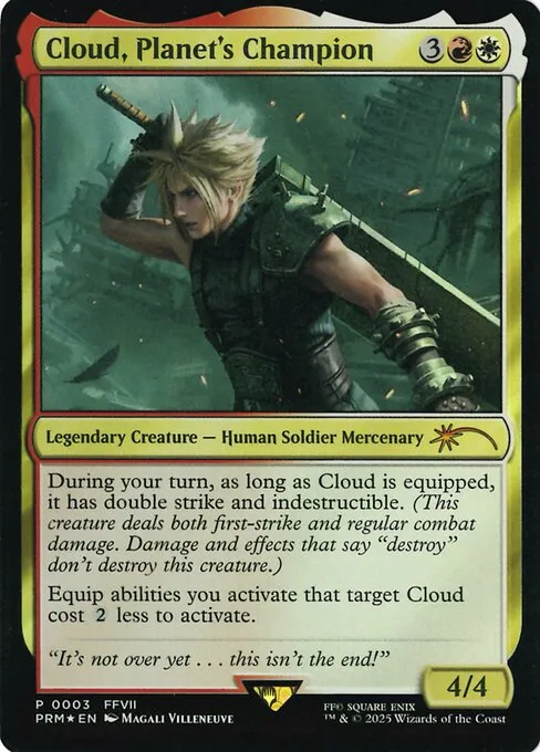 Cloud, Planet's Champion - Foil