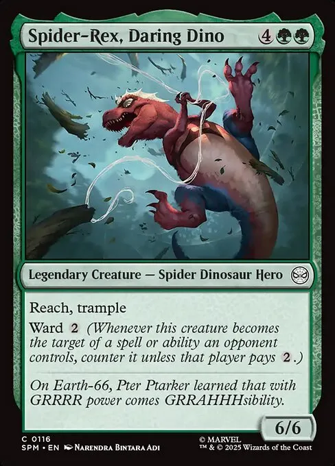 Spider-Rex, Daring Dino - Foil