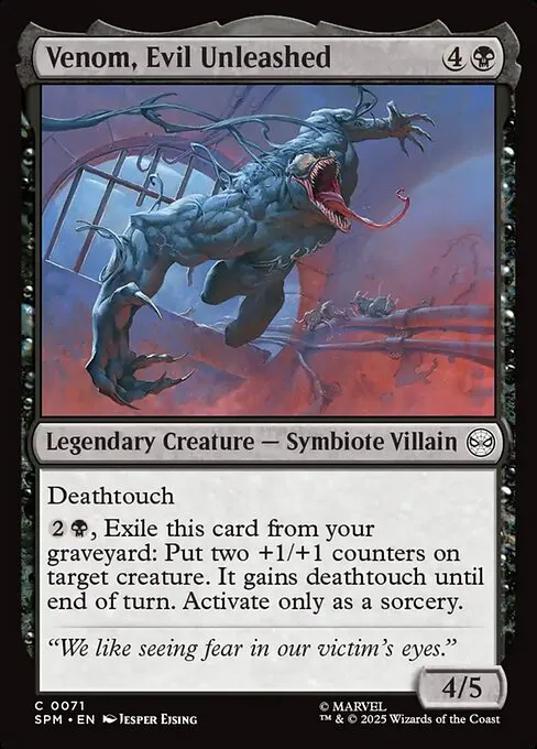 Venom, Evil Unleashed - Foil