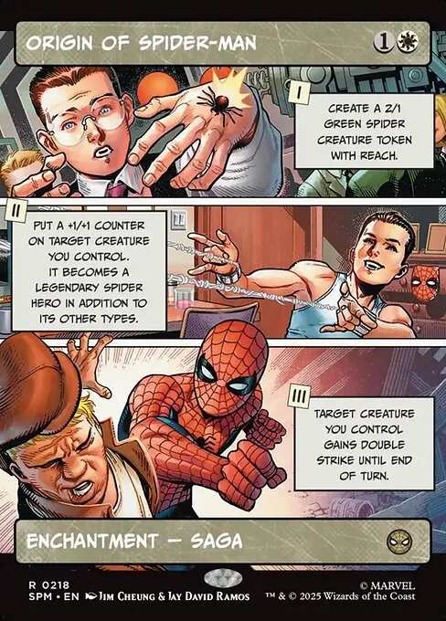 Origin of Spider-Man - Foil