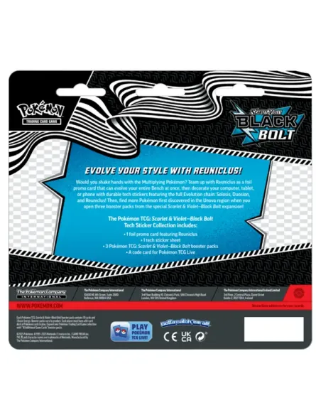 POKÉMON: SV 10.5 - BLACK BOLT - Tech Sticker Collection Reuniclus