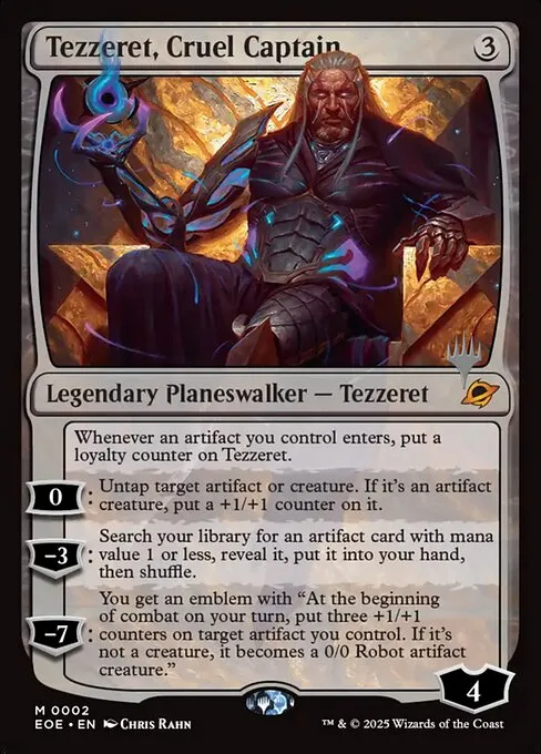 Tezzeret, Cruel Captain - Foil