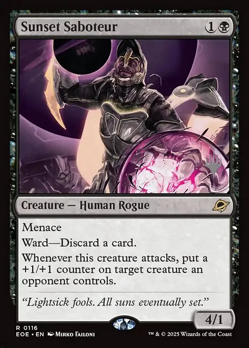 Sunset Saboteur - Foil