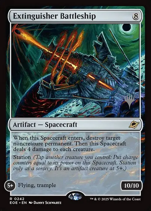 Extinguisher Battleship - Foil