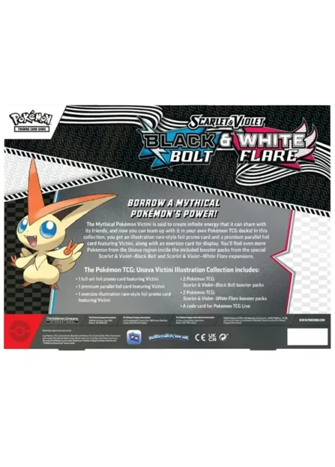 POKÉMON: SV 10.5 - BLACK BOLT & WHITE FLARE - Victini Illustration Collection