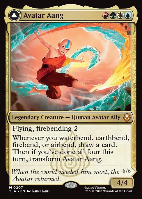 Avatar Aang // Aang, Master of Elements - Foil