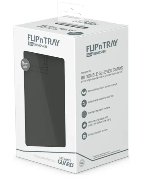 ULTIMATE GUARD: FLIP'N'TRAY 80+ Grey
