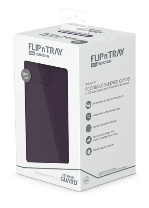 ULTIMATE GUARD: FLIP'N'TRAY 80+ Purple