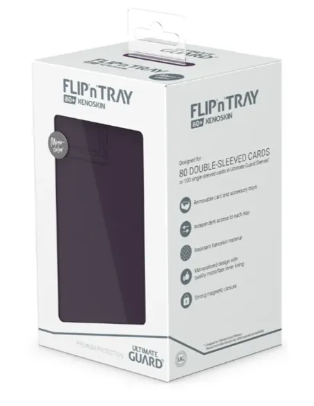 ULTIMATE GUARD: FLIP'N'TRAY 80+ Purple