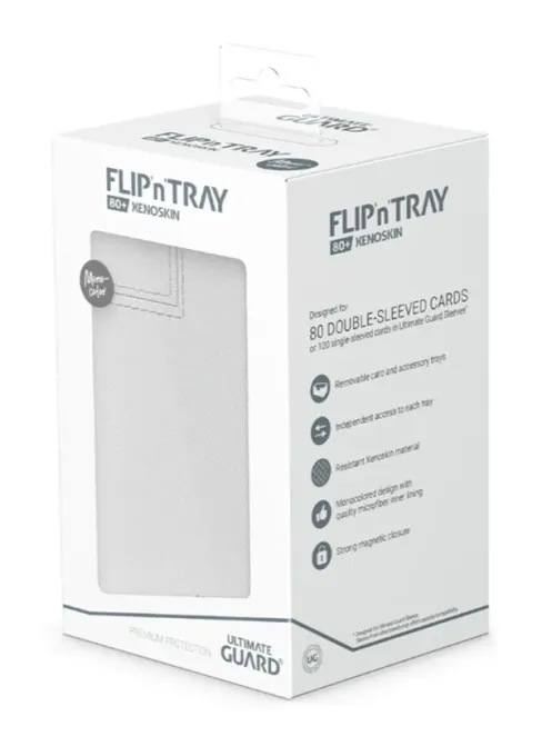 ULTIMATE GUARD: FLIP'N'TRAY 80+ White